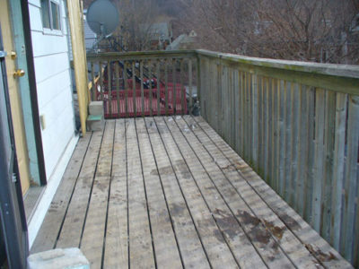 Patio Deck After Junk Removal